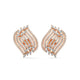 Cascading Feather Cluster Earrings