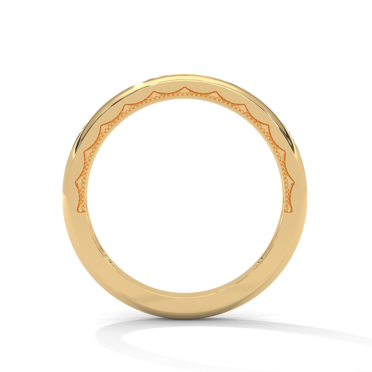 Stellar Wave Diamond Band Ring