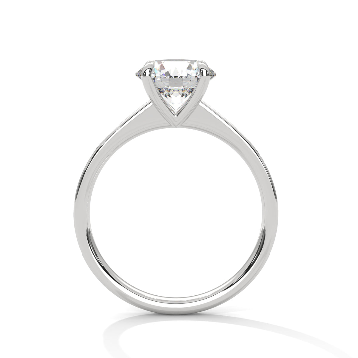 Celestial Crown Solitaire Ring