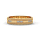 Rope Milgrain Diamond Band Ring