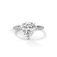 Teardrop Pavé Solitaire Ring