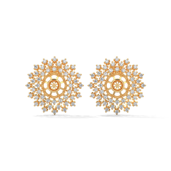 Celestial Bloom Cluster Earrings