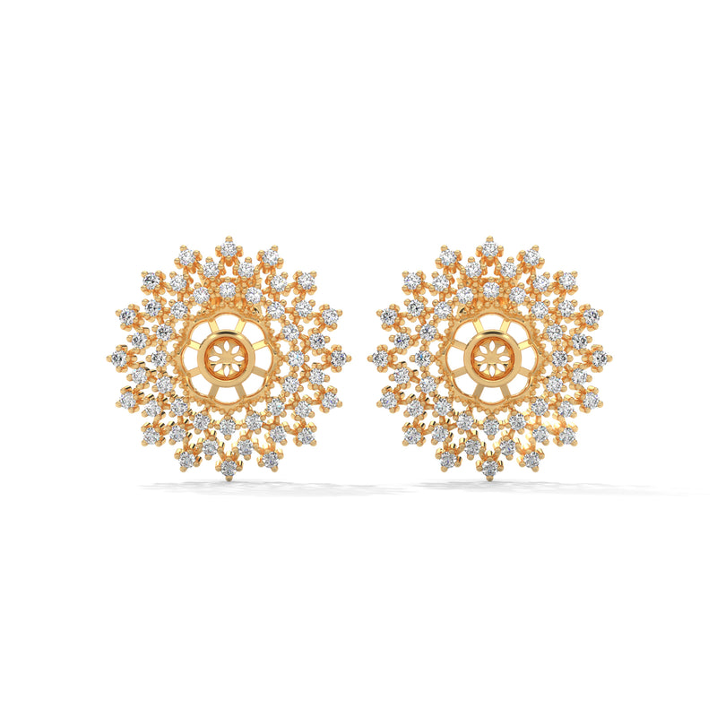 Celestial Bloom Cluster Earrings