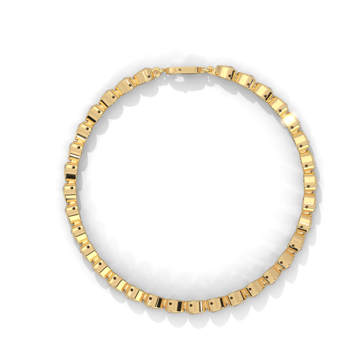 Dewdrop Cascade Diamond Bracelet