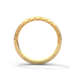 Rope Milgrain Diamond Band Ring