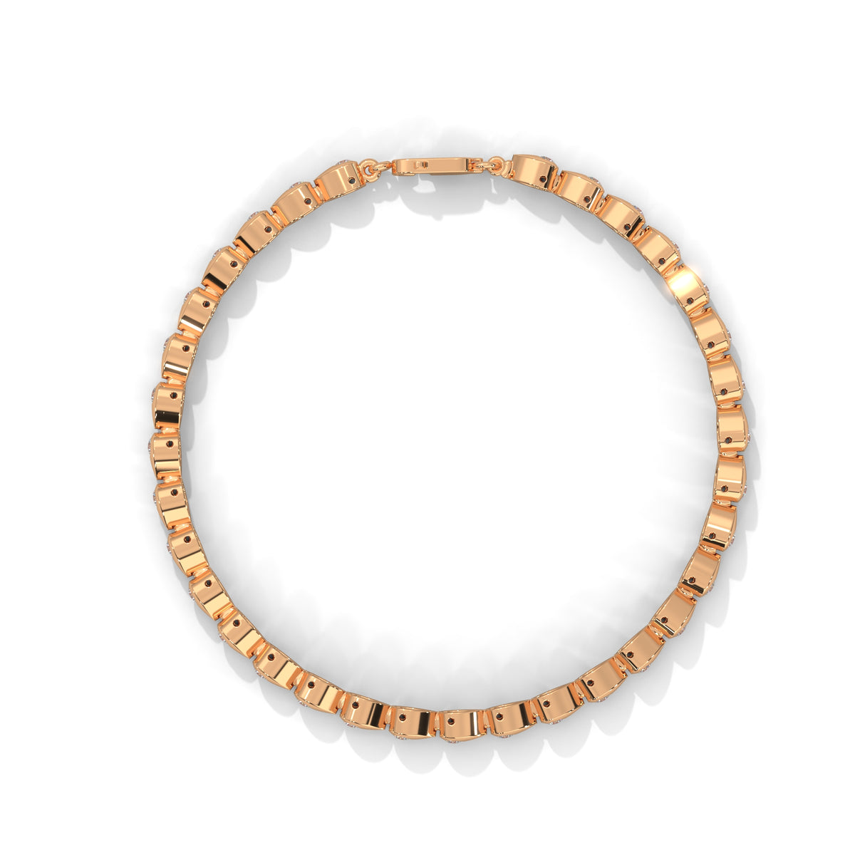 Dewdrop Cascade Diamond Bracelet