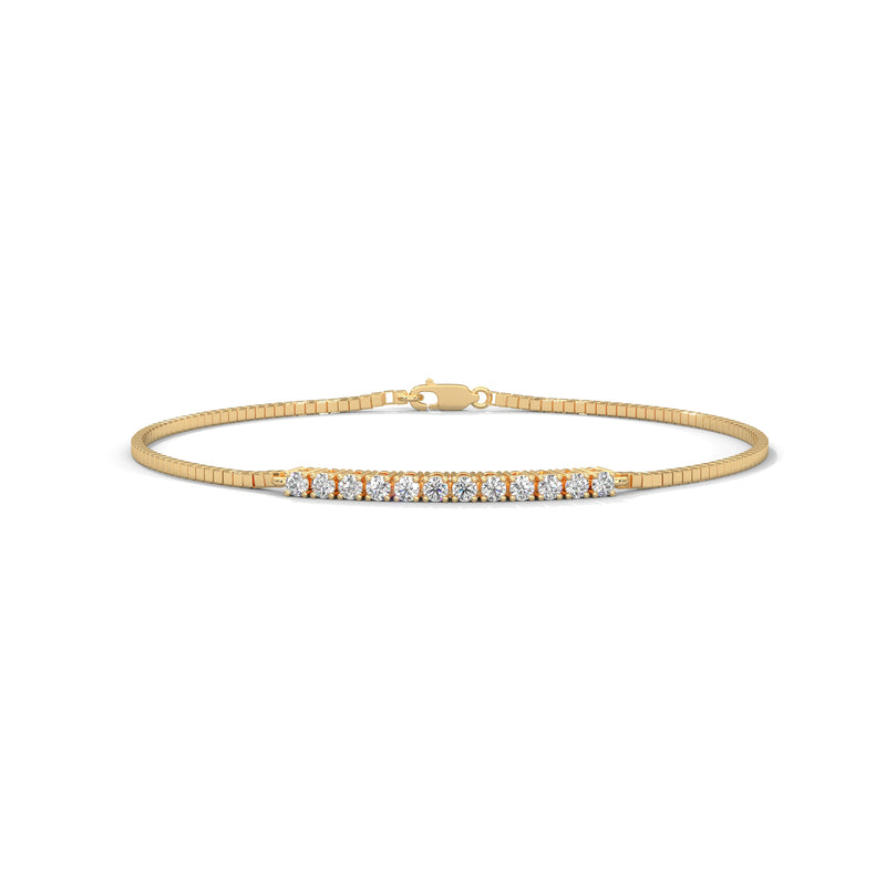 Sparkling Bar Diamond Bracelet