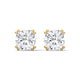 Cushion Radiance Solitaire Studs
