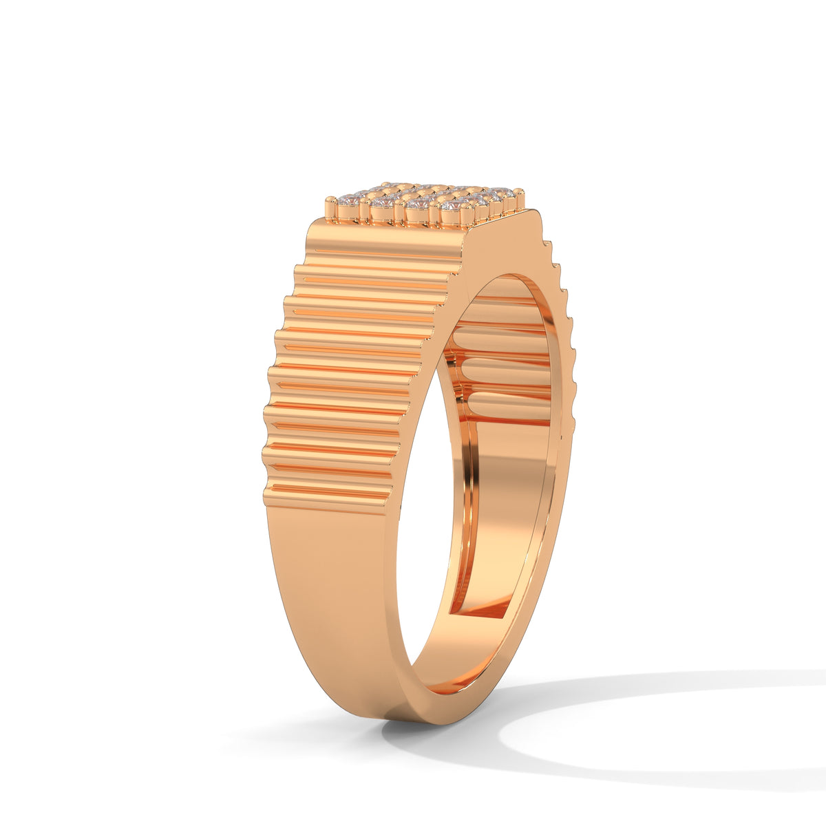 Ridged Vault Cluster Ring