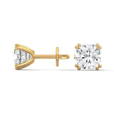 Cushion Radiance Solitaire Studs