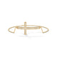 Sideways Cross Diamond Bracelet