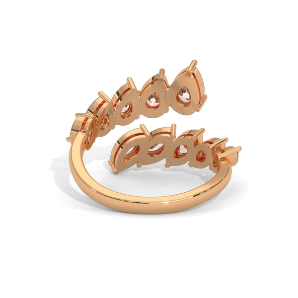Wild Bloom Bypass Ring