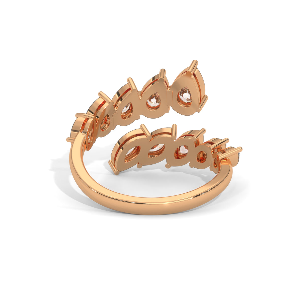 Wild Bloom Bypass Ring