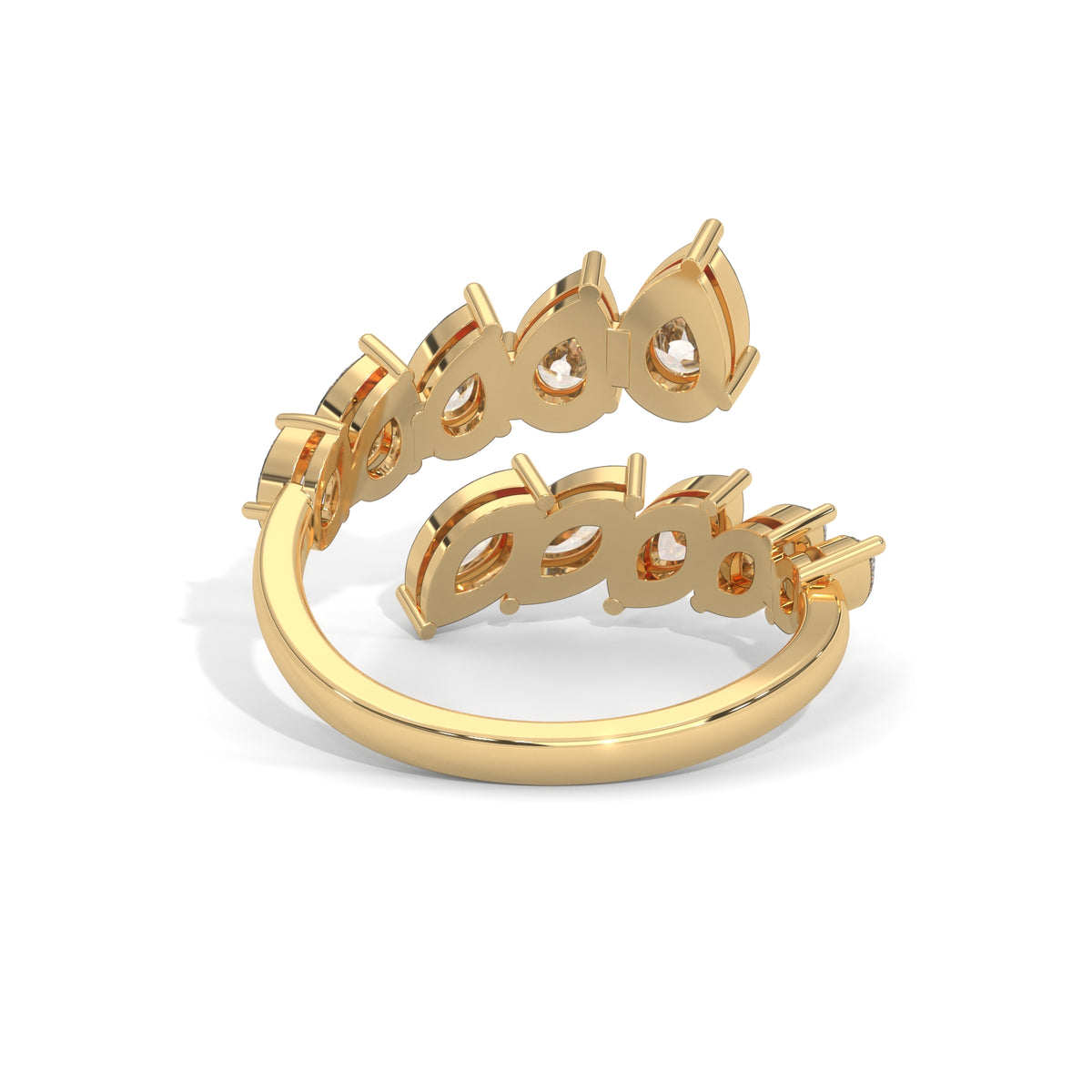 Wild Bloom Bypass Ring