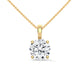 Brilliant Throne Solitaire Pendant