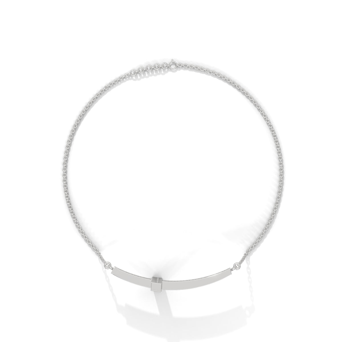 Sideways Cross Diamond Bracelet