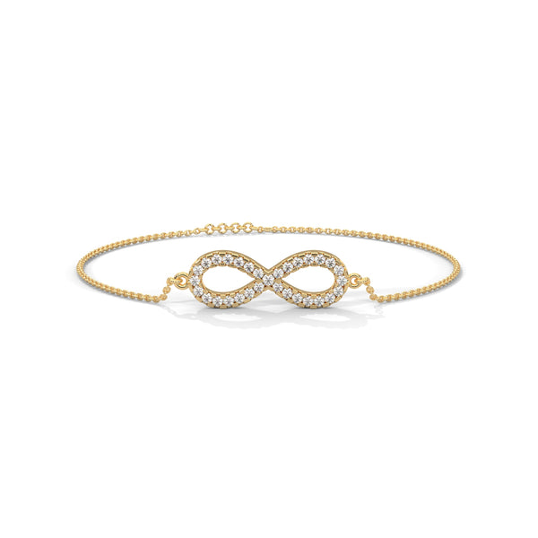 Infinite Loop Diamond Bracelet