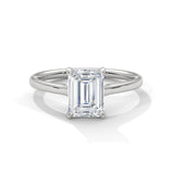 Emerald Pinnacle Solitaire Ring