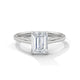 Emerald Pinnacle Solitaire Ring