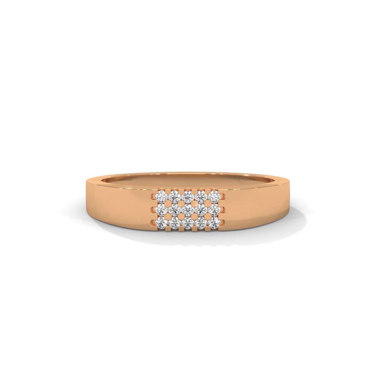 Grid Constellation Band Ring
