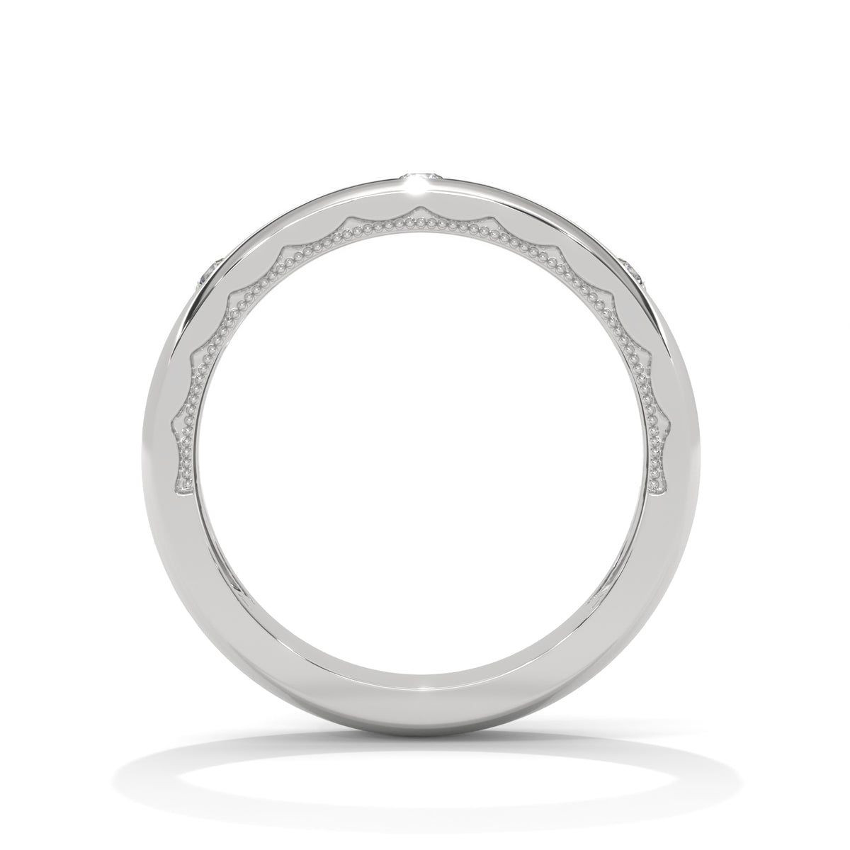 Milgrain Constellation Band Ring