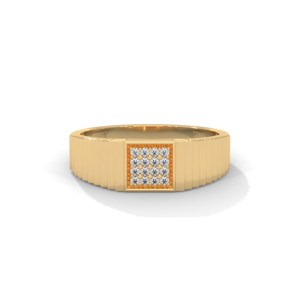 Ridged Square Cluster Ring
