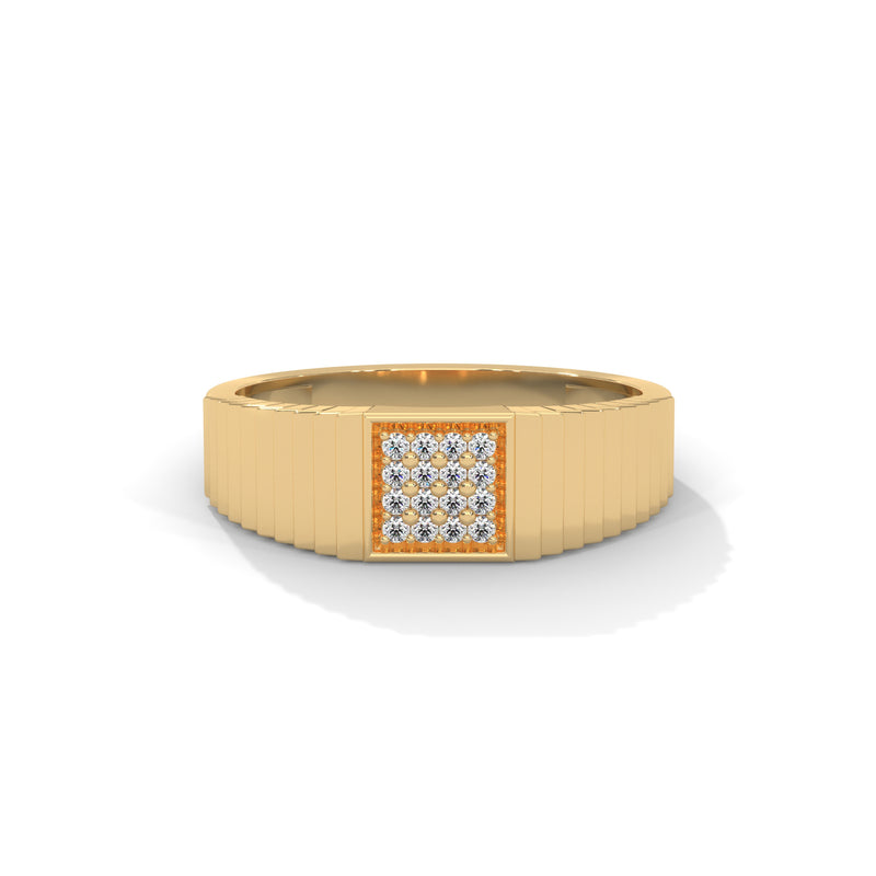 Ridged Square Cluster Ring