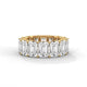 Glacial Eternity Emerald Diamond Ring
