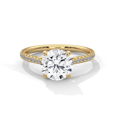 Crowned Brilliance Solitaire Ring — IGI Certified Diamond Jewellery | My Carat India