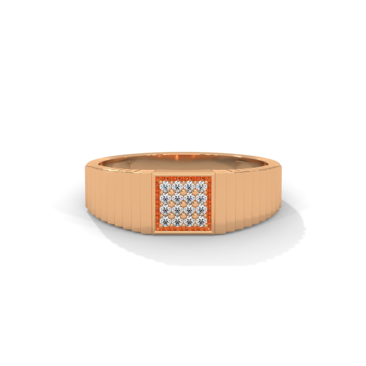 Ridged Square Cluster Ring