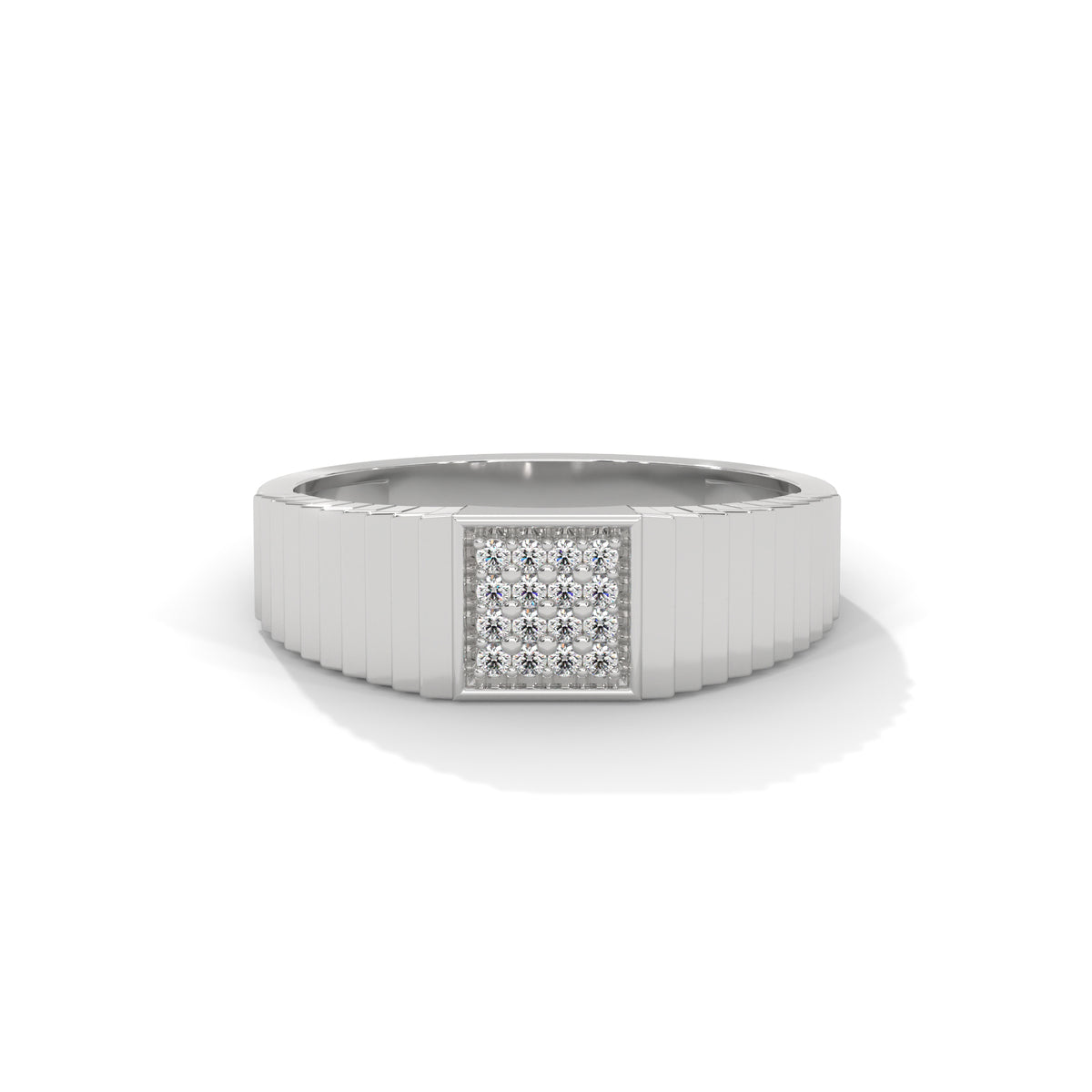 Ridged Square Cluster Ring