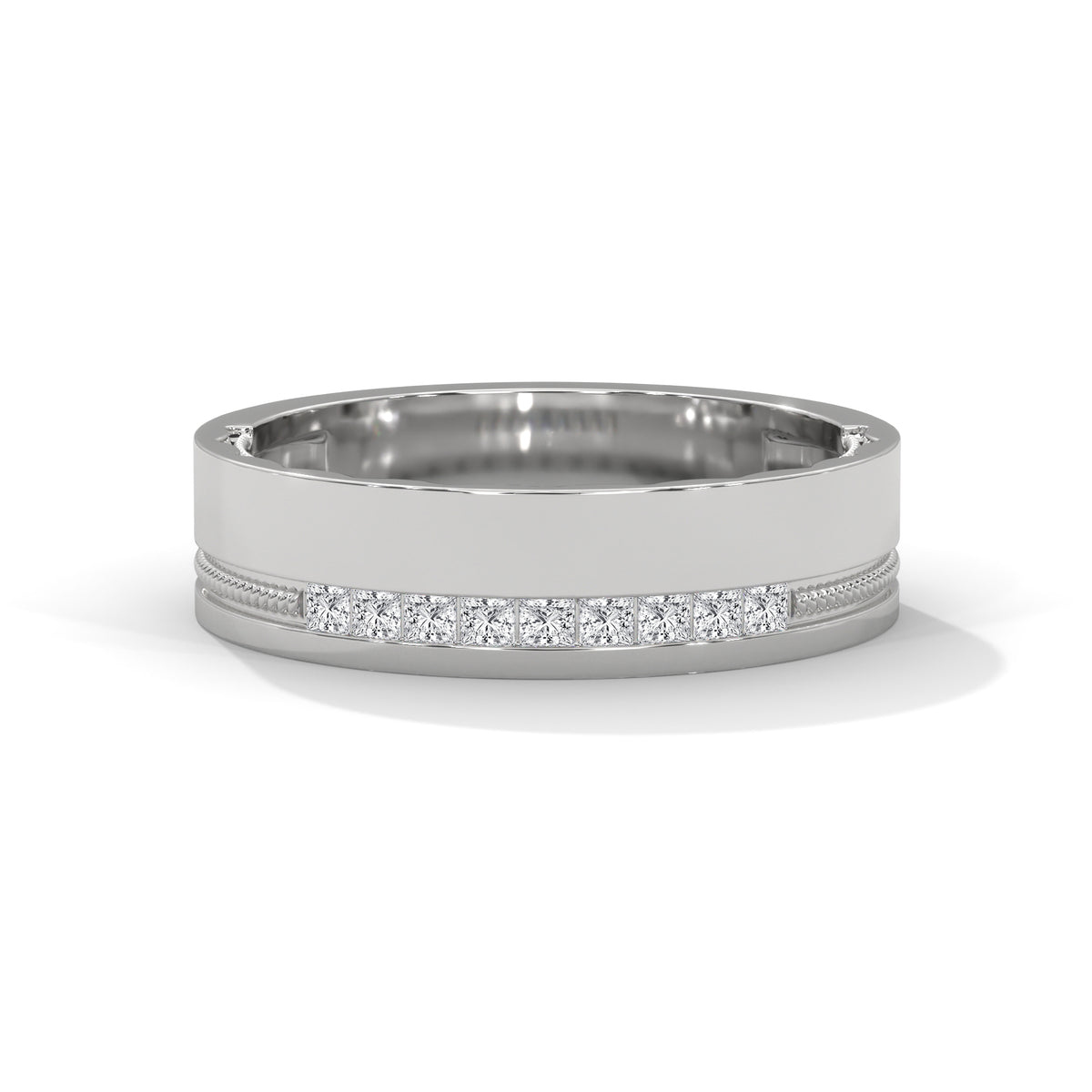Regal Channel Princess Band Ring