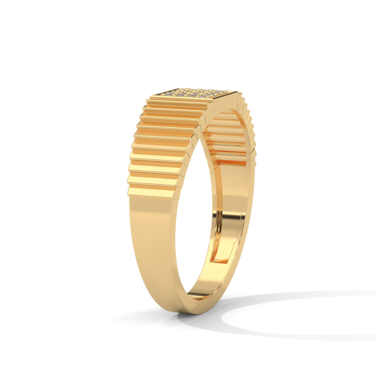 Ridged Square Cluster Ring