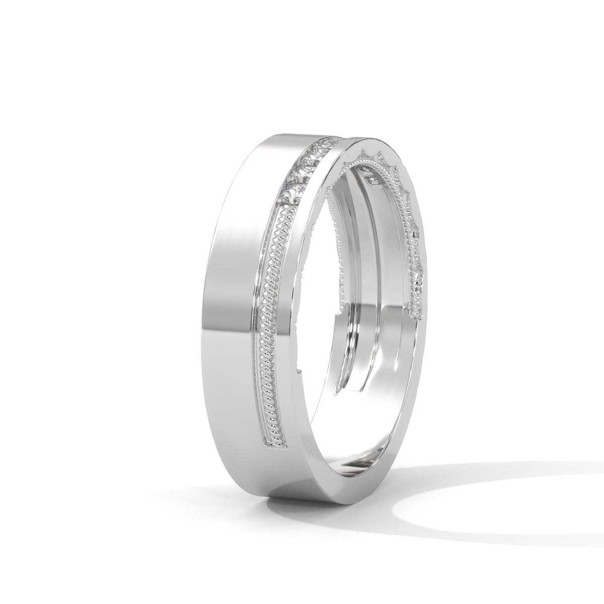 Regal Channel Princess Band Ring
