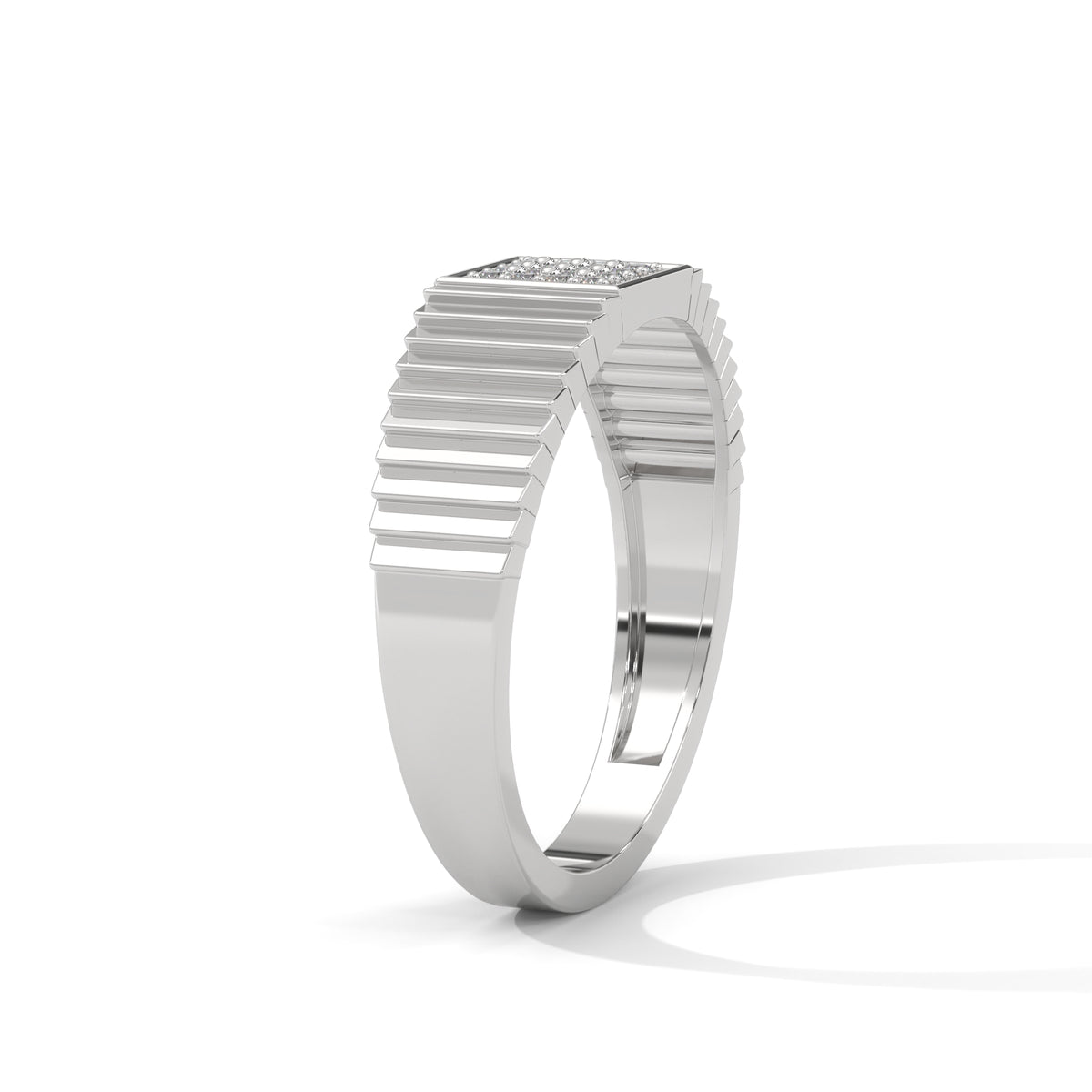 Ridged Square Cluster Ring