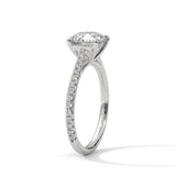 Crowned Brilliance Solitaire Ring