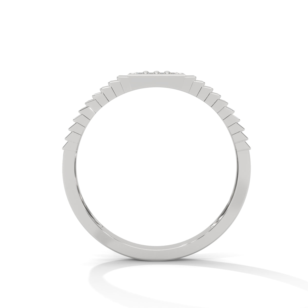 Ridged Square Cluster Ring