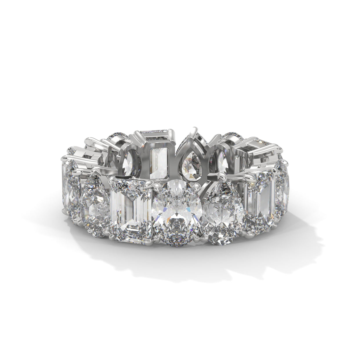 Trinity Silhouette Eternity Ring