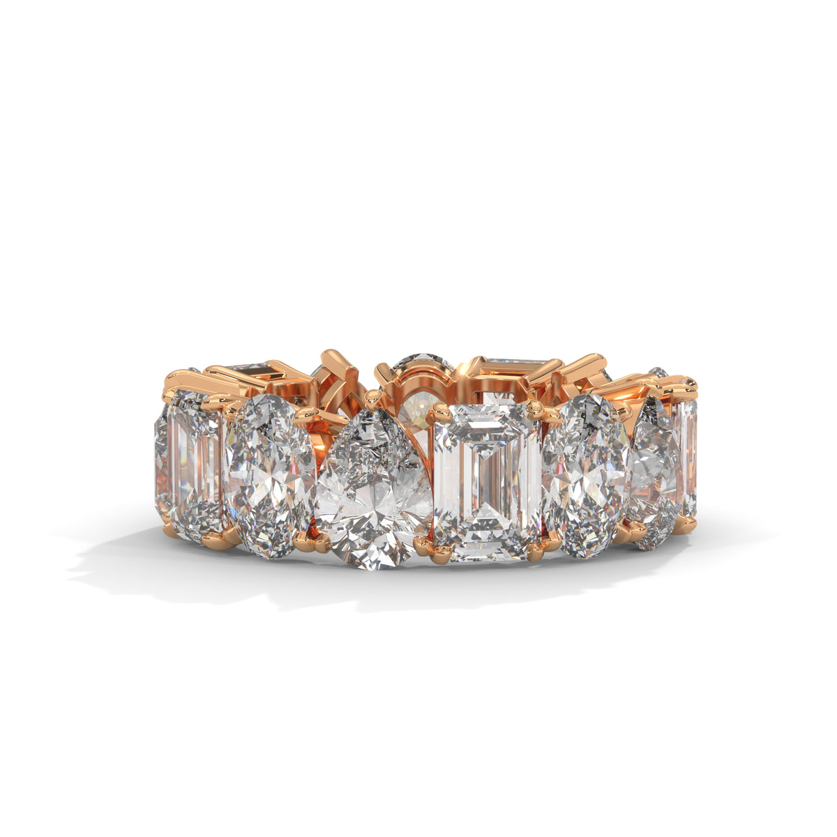 Trinity Silhouette Eternity Ring