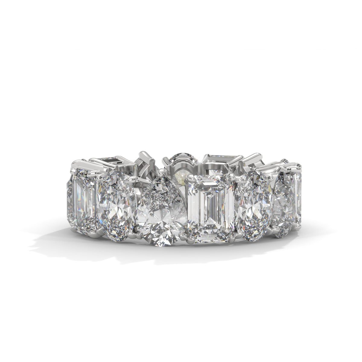 Trinity Silhouette Eternity Ring