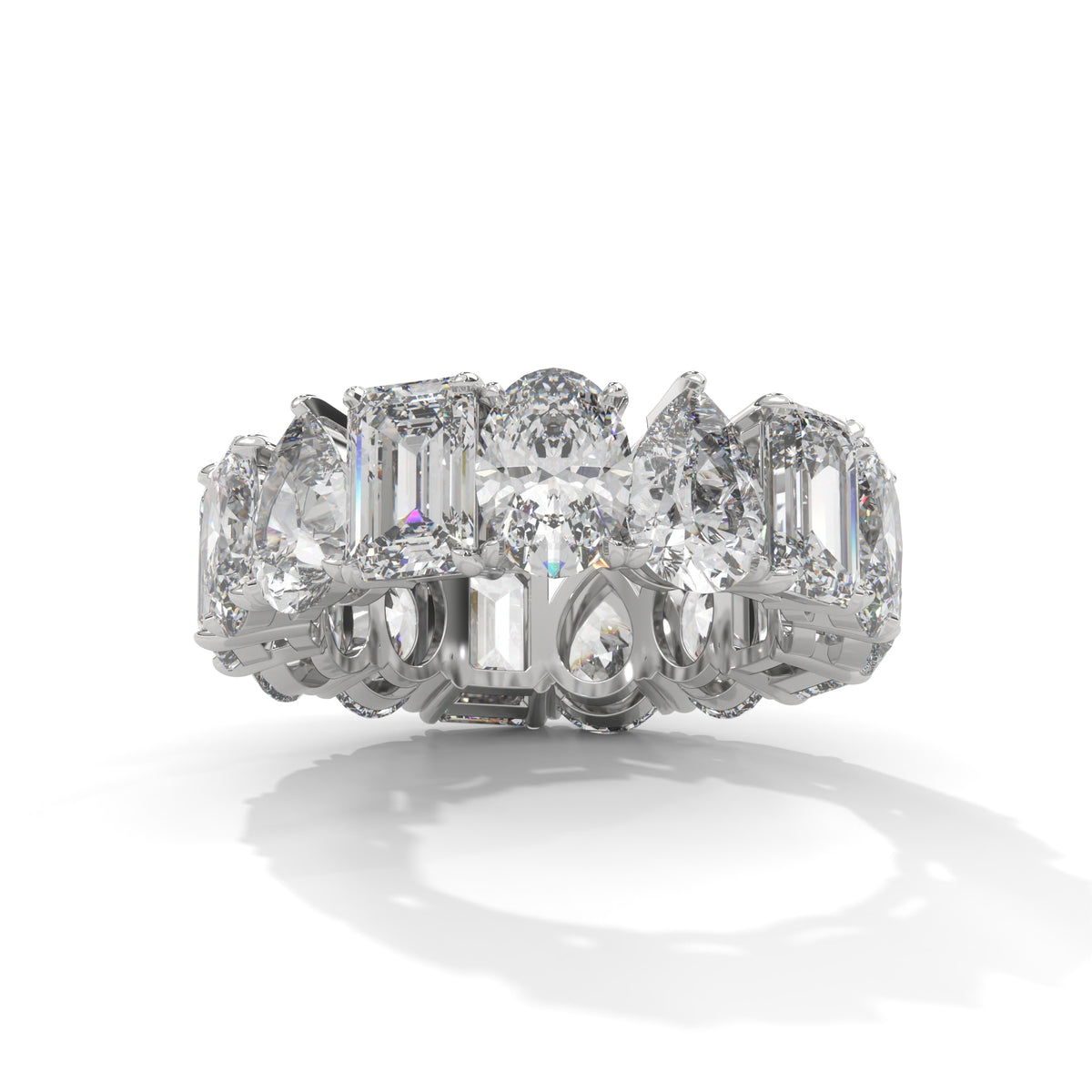 Trinity Silhouette Eternity Ring