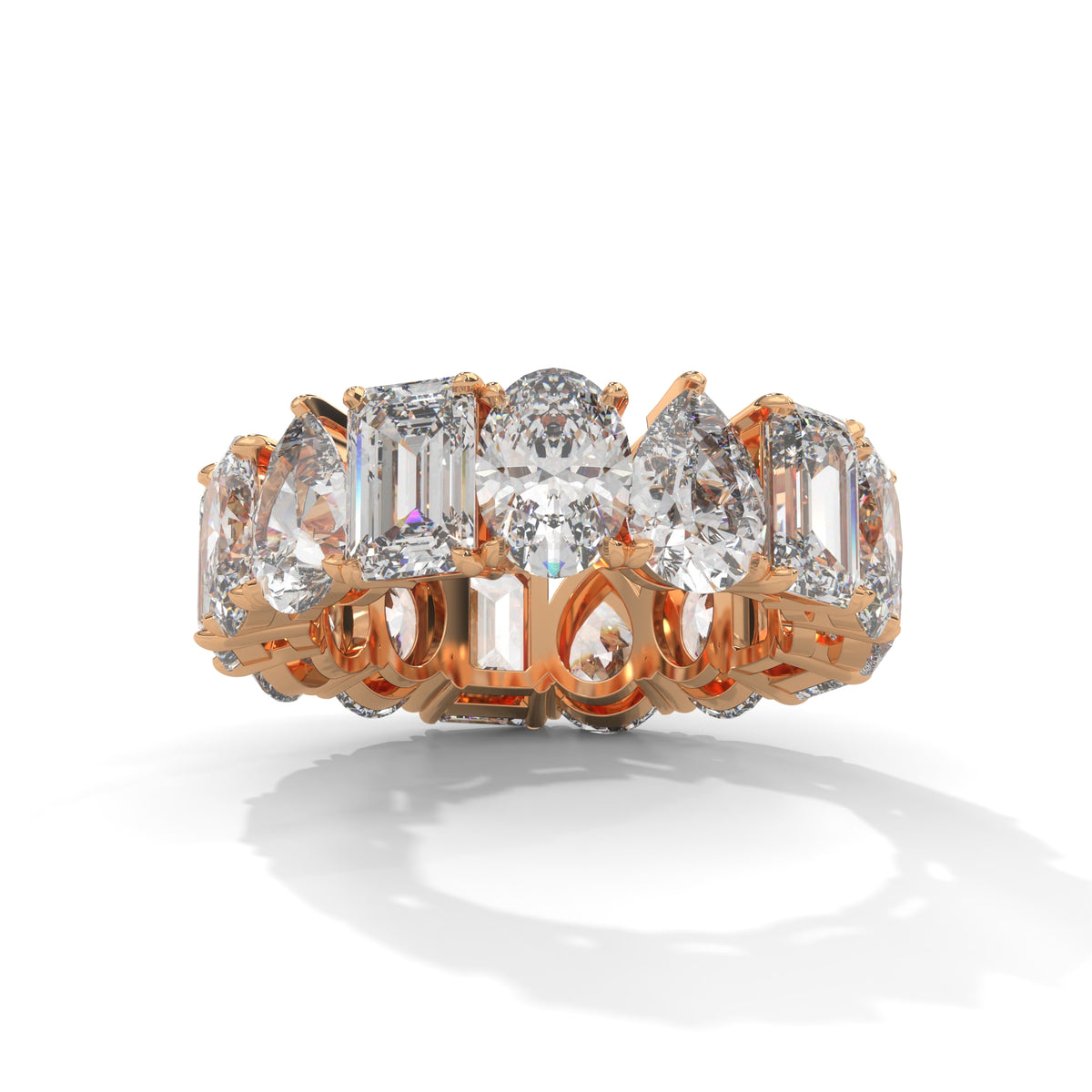 Trinity Silhouette Eternity Ring