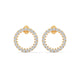 Celestial Circle Diamond Earrings