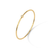 Dewdrop Solitaire Bangle Bracelet