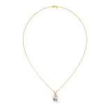 Grand Oval Solitaire Pendant