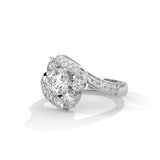 Crossover Trio Solitaire Ring