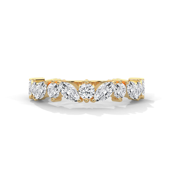 Marquise Drift Band Ring