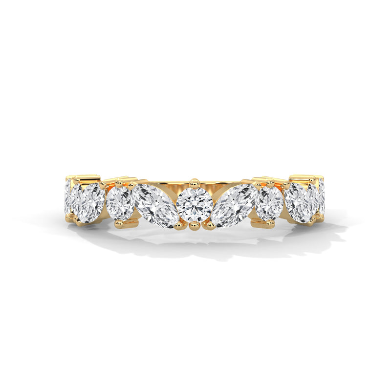 Marquise Drift Band Ring
