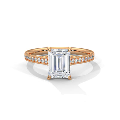 Radiant Illusion Solitaire Ring — IGI Certified Diamond Jewellery | My Carat India