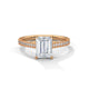 Radiant Illusion Solitaire Ring